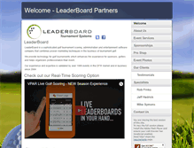Tablet Screenshot of leaderboardtx.com